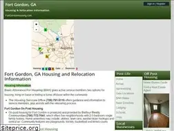 Sites similar to fortgordonhousing.com