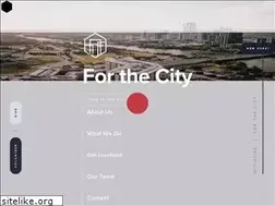 Sites similar to forthecity.org