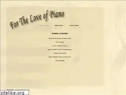 Sites similar to fortheloveofpiano.com