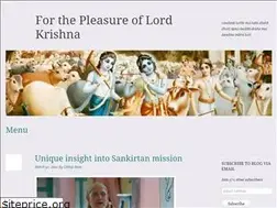 Sites similar to forthepleasureoflordkrishna.com