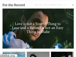 Sites similar to fortherecord.live