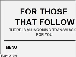 Sites similar to forthosethatfollow.com