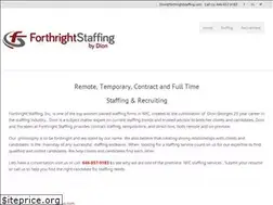 Sites similar to forthrightstaffing.com