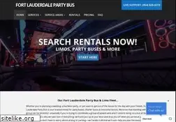Sites similar to fortlauderdalepartybusrental.com