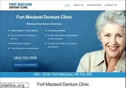 Sites similar to fortmacleoddentureclinic.com