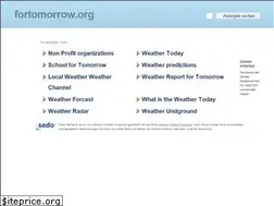 Sites similar to fortomorrow.org