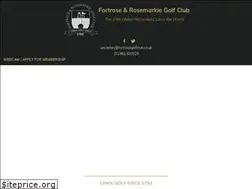 Sites similar to fortrosegolfclub.co.uk