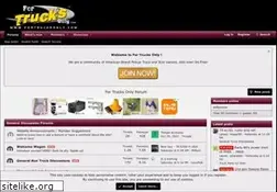Sites similar to fortrucksonly.com