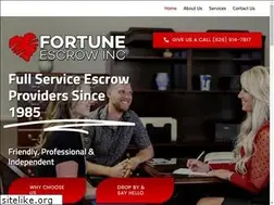 Sites similar to fortuneescrow.com
