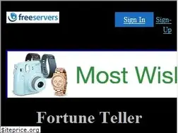 Sites similar to fortuneteller.freeservers.com