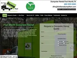 Sites similar to fortworthdumpsterrentals.com