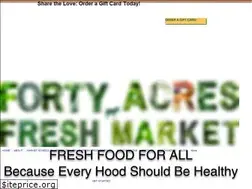 Sites similar to fortyacresfreshmarket.com