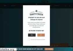 Sites similar to fortycreekwhisky.com
