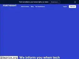 Sites similar to fortyeight.ai