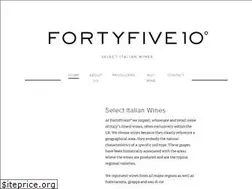 Sites similar to fortyfive10.com