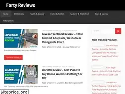 Sites similar to fortyreviews.com