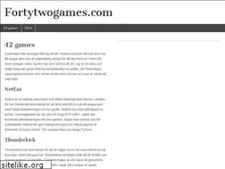 Sites similar to fortytwogames.com