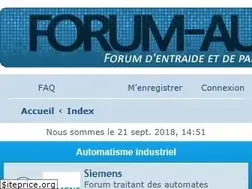 Sites similar to forum-automatisme.net