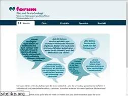 Sites similar to forum-biotechnologie.de