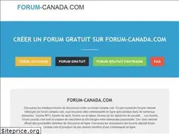 Sites similar to forum-canada.com