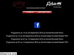 Sites similar to forum-cinemas.com