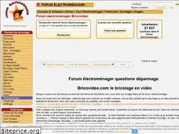 Sites similar to forum-electromenager.com