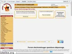 Sites similar to forum-electromenager.fr