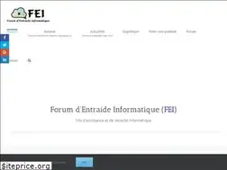 Sites similar to forum-entraide-informatique.com