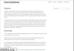 Sites similar to forum-esoterique.fr