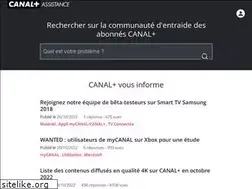 Sites similar to forum-espaceclient.canal-plus.com