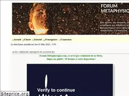 Sites similar to forum-metaphysique.com