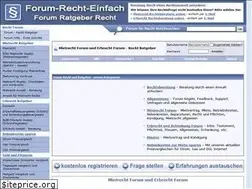 Sites similar to forum-recht-einfach.de