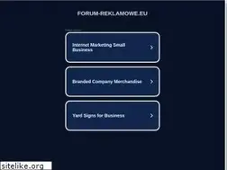 Sites similar to forum-reklamowe.eu