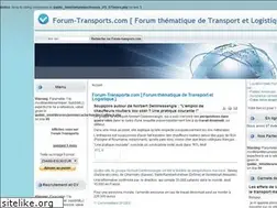 Sites similar to forum-transports.com