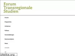 Sites similar to forum-transregionale-studien.de