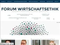 Sites similar to forum-wirtschaftsethik.de