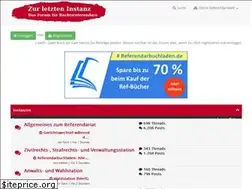 Sites similar to forum-zur-letzten-instanz.de