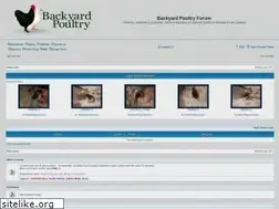 Sites similar to forum.backyardpoultry.com