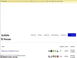 Sites similar to forum.bubble.io