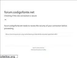 Sites similar to forum.codigofonte.net