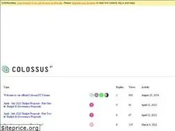 Sites similar to forum.colossusxt.io