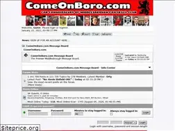 Sites similar to forum.comeonboro.com