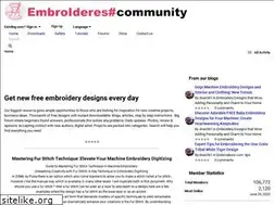 Sites similar to forum.embroideres.com