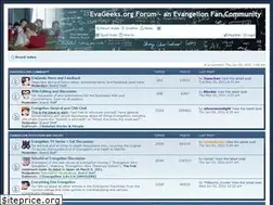 Sites similar to forum.evageeks.org