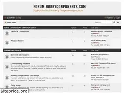 Sites similar to forum.hobbycomponents.com