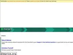 Sites similar to forum.manjaro.org