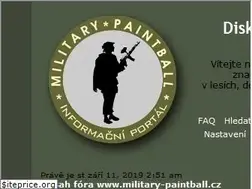 Sites similar to forum.military-paintball.cz