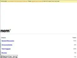 Sites similar to forum.nem.io
