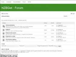 Sites similar to forum.nzbget.net