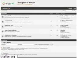 Sites similar to forum.orangehrm.com